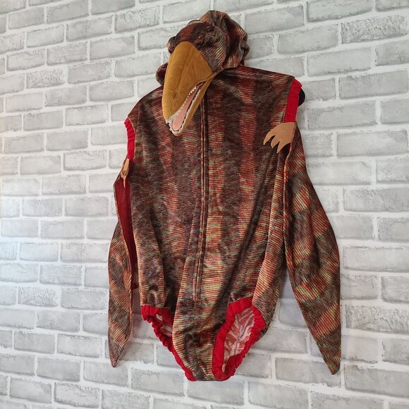 Vtg Pterodactyl Pteranodon Dinosaur Kids Plush Wings Costume Halloween XL 7-8 - Picture 2 of 9